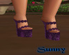*SW* Purple Glitter Shoe