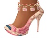 Chained Rose Heels