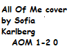 Sofia cvr All of Me