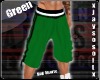 [J] Green Ball Shorts
