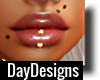 Double Lip Piercing Gold