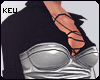 ʞ- Metallic Bustier