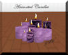 Purple Animated Candles