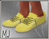 Spring sneakers yellow