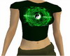 GREEN YIN YANG TEE SHIRT