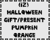 (IZ) Gift Pumpkin Orange