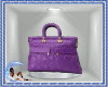 *D* Purple Handbag
