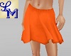 !LM Flirty Orange Skirt