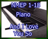 Piano And I Love You So