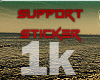 wc'Support Sticker 1k