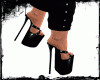 〆 Black Straps Heels