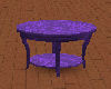 purple round table