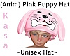 (Anim) Pink Puppy Hat