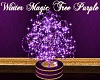 Winter Magic Tree Purple