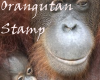 Orangutan stamp