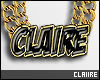 C|Claire Black/Gold 