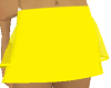 mini skirt solid yellow