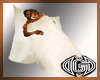 Creme Pillow and Blanket