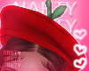Cherry Beret Hat