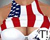 T! 4th July Flag Top