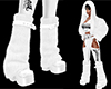 White Fur Boots