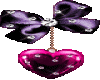 Purple Bow, Pink Heart