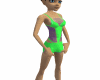 Neon green bathingsuit