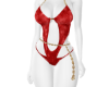 red Elegant bikini L