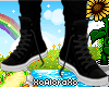 (A) Black Sneakers