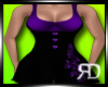Silvia Purple BlackDress