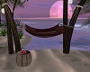 Palm tree hammock lounge