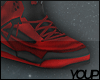 Y' Red Jordans Spizike