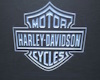 light blue harley sign