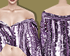 Purple Sequin Blouse
