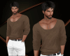 CASHMERE sweater brown