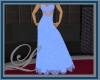 ~L~Blue Long Lace Dress