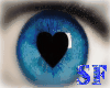 (F) Blue heart eyes