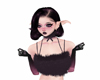 Mauve Badie Fur Top