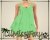 *J* Green Flower Dress