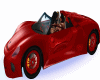 Sports Red Car/Poses