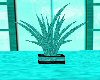*F~70 Teal Potted Plant
