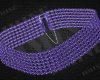 DIAMOND CHOKER purple