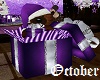Purple Christmas Teddy