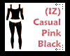(IZ) Casual Pink Black