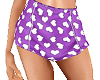 Purple Valentine Shorts