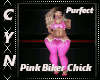 Purfect Pink Biker Chick