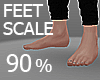 Feet Scale 90%