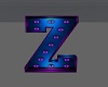 Letter Z Purple/Blue