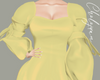 Lemon Puff Dress
