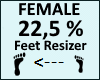 Feet Scaler 22,5% Female